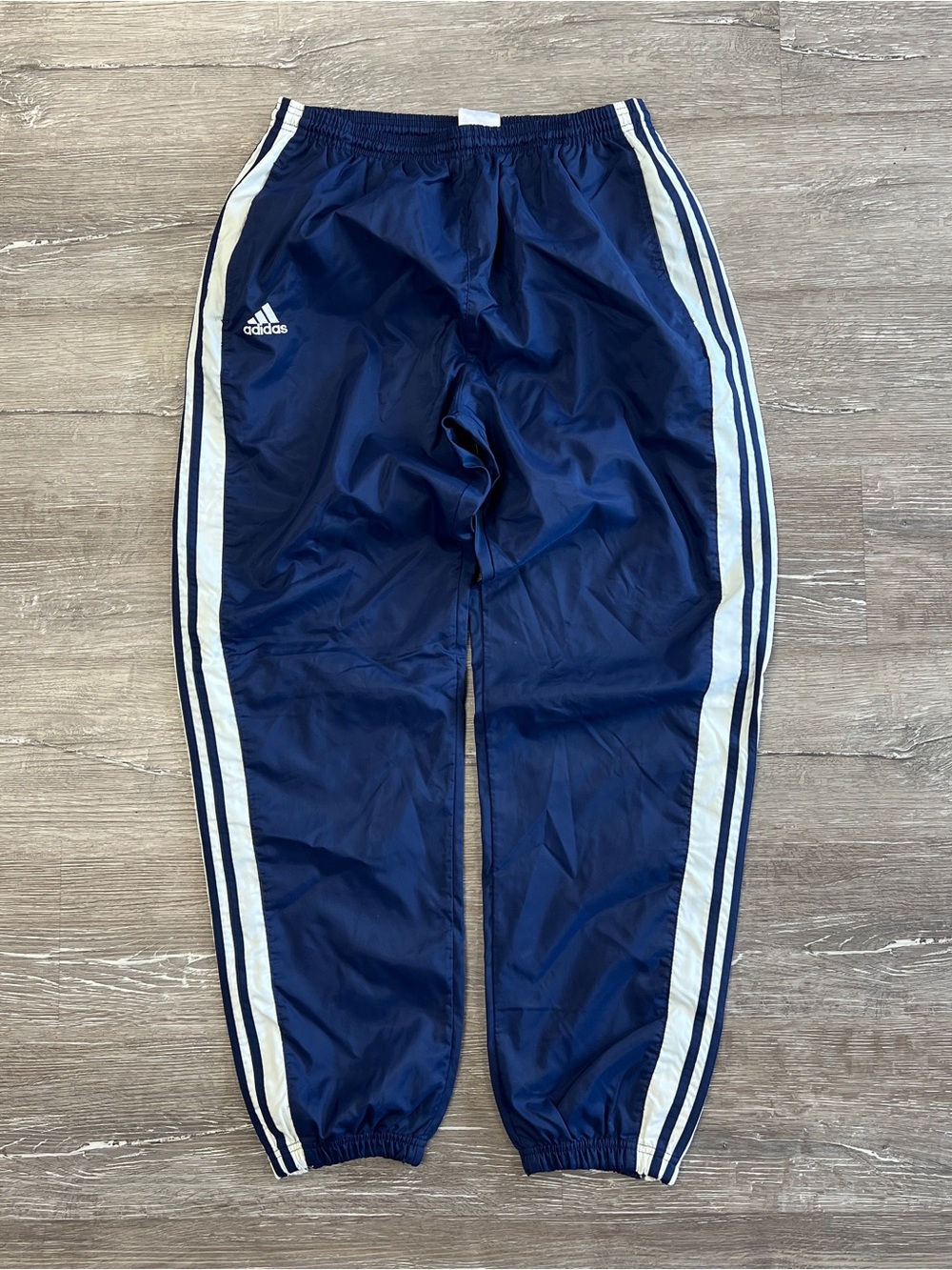 VTG adidas Navy Track Pants - Mens Large